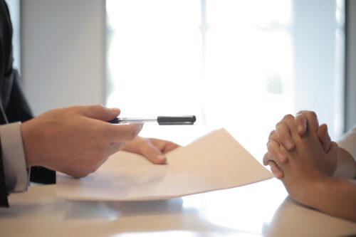 Download Crop businessman giving contract to woman to sign free stock photo in high resolution from Pexels! This is just one of many great free stock photos about accept, access & adult