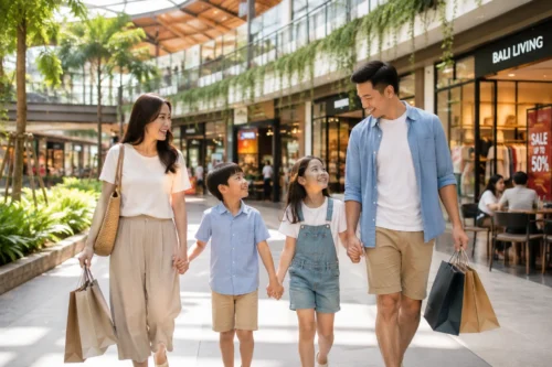 family shopping bali